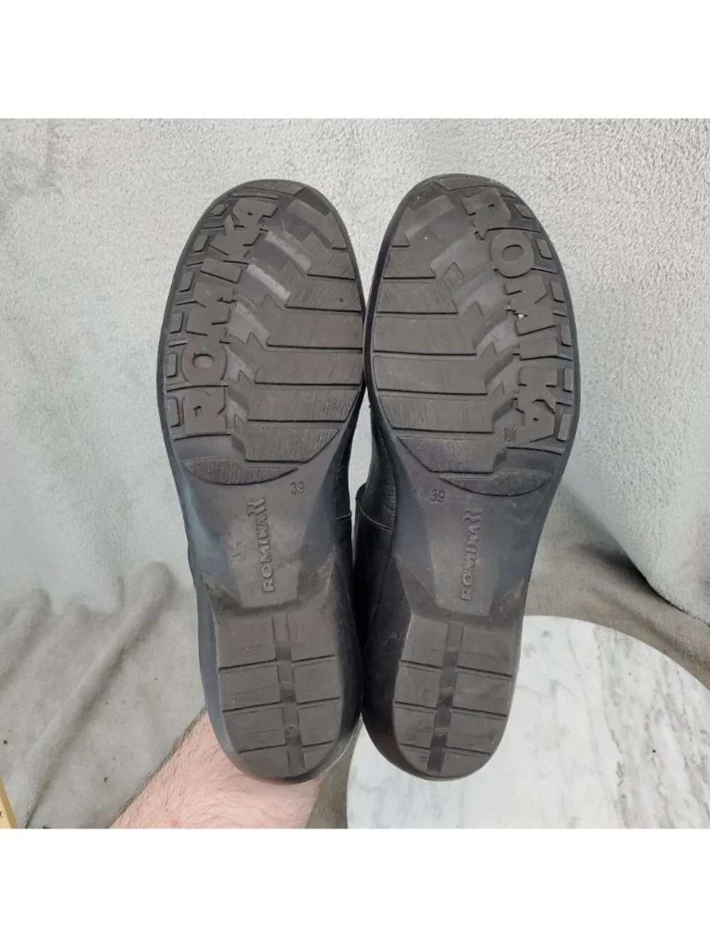 Romika Shoes Womens EU 39 US 8-8.5 Black Leather Citylight 87 Mary Jane *Read*